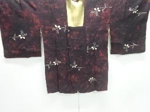 絞り花模様道行コート